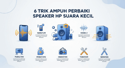 6 Trik Ampuh Perbaiki Speaker HP Suara Kecil