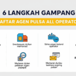 6 Langkah Gampang Daftar Agen Pulsa All Operator