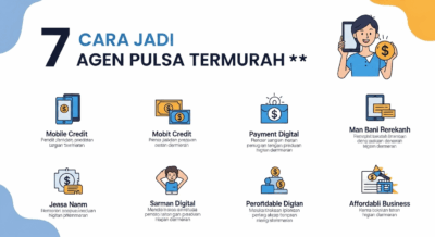 Harus Dimiliki! 7 Cara Jadi Agen Pulsa Termurah & Paling Laris