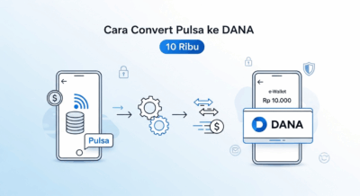 Harus Segera! Cara Convert Pulsa ke DANA 10 Ribu, Anti Gagal!