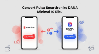 Convert Pulsa Smartfren ke DANA Minimal 10 Ribu,100% Berhasil