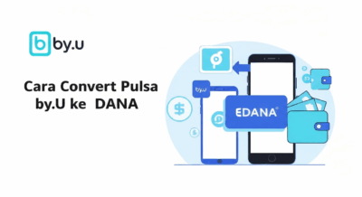Cara Convert Pulsa by.U ke DANA 100% Berhasil
