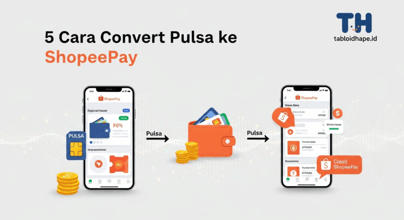 Cara Convert Pulsa ke ShopeePay