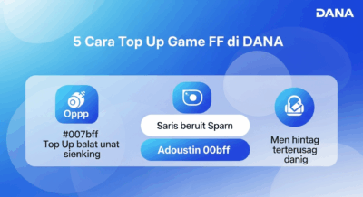 5 Cara Top Up Game FF di DANA, Dijamin Aman & Cepat