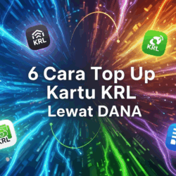 Cara Top Up Kartu KRL Lewat DANA