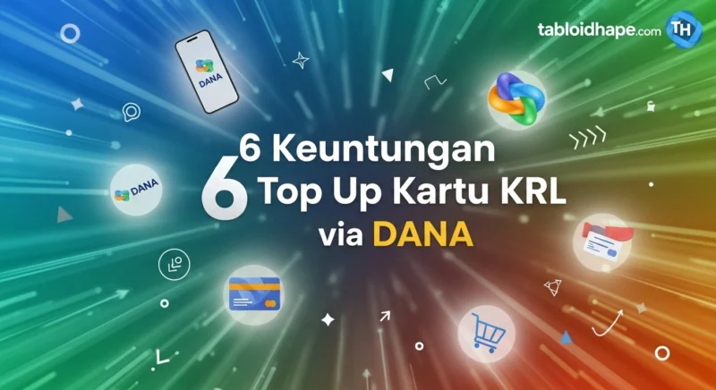 Top Up Kartu KRL via DANA
