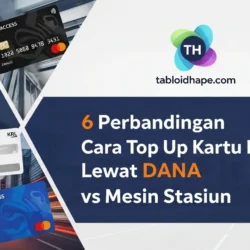 Cara Top Up Kartu KRL Lewat DANA vs Mesin