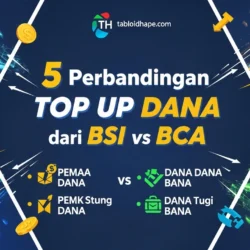 Perbandingan Top Up DANA dari BSI