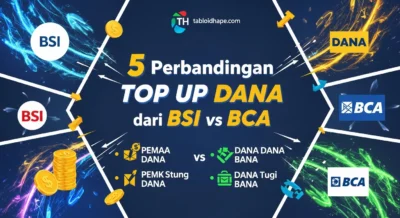 5 Perbandingan Top Up DANA dari BSI vs BCA: Mana yang Lebih Aman & Instan?
