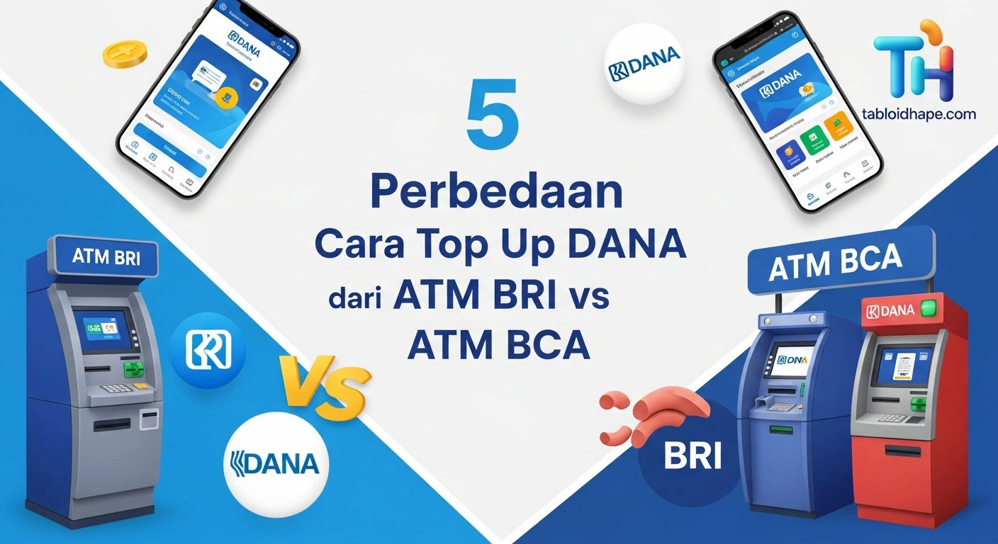 Perbedaan Cara Top Up DANA dari