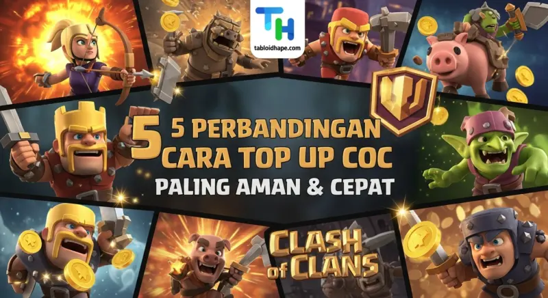 Perbandingan Cara Top Up COC