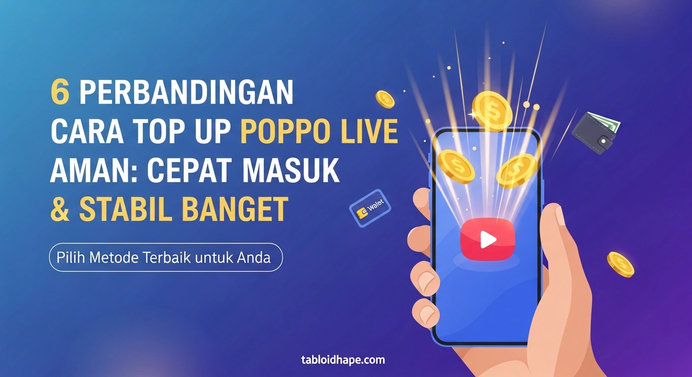 6 Perbandingan Cara Top Up Poppo Live Aman: Cepat Masuk & Stabil Banget