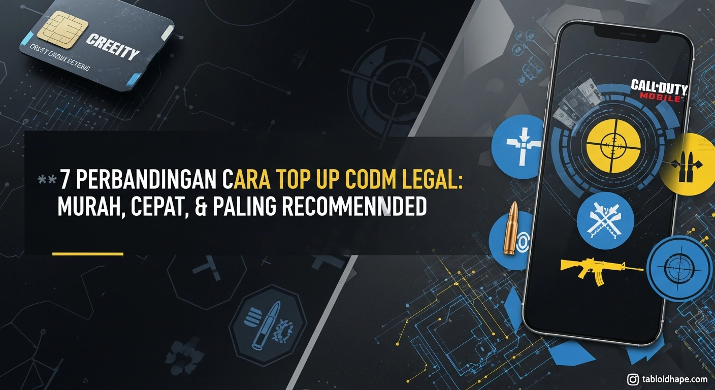 7 Perbandingan Cara Top Up CODM Legal: Murah, Cepat, & Paling Recommended