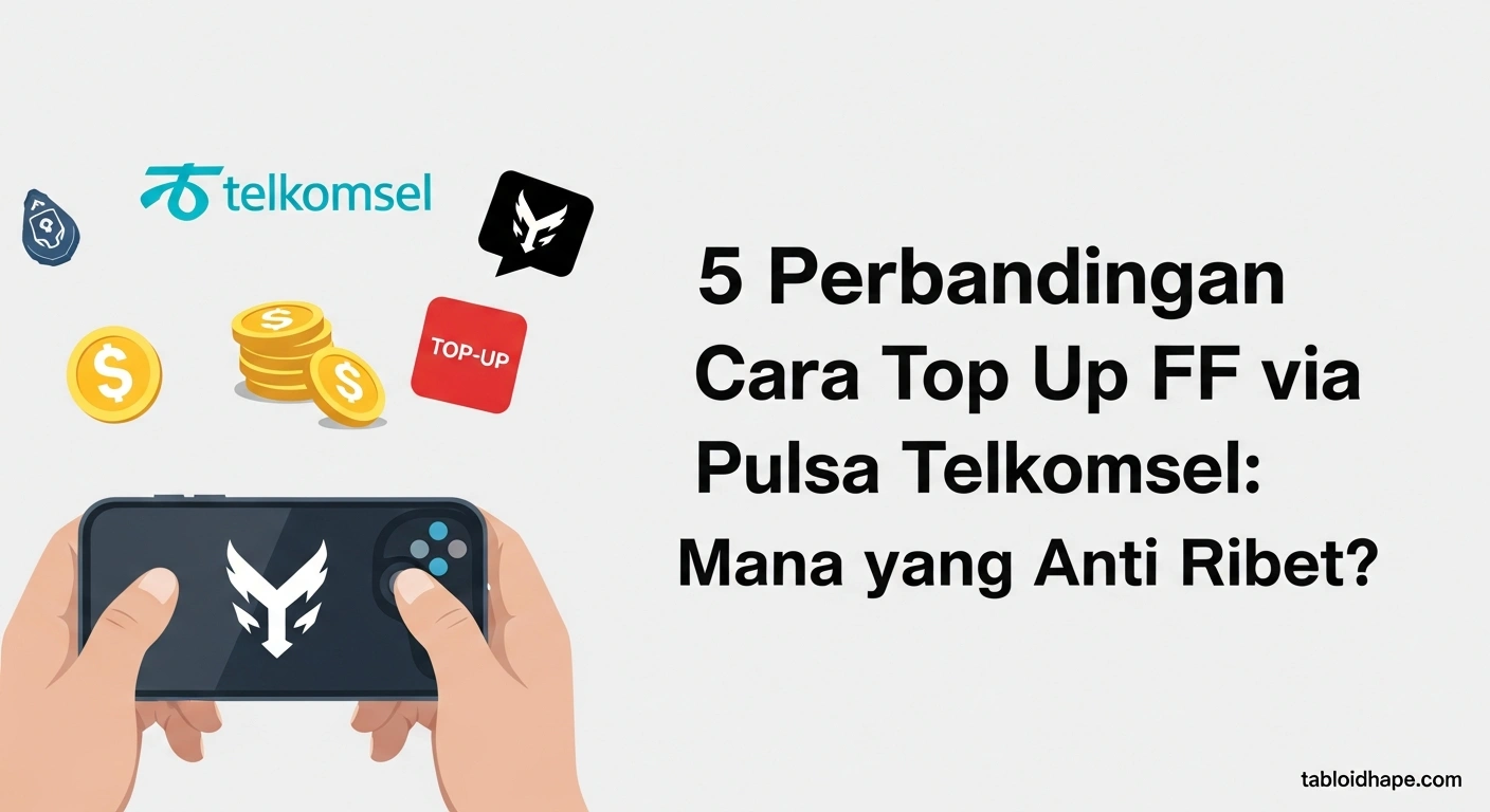 5 Perbandingan Cara Top Up FF via Pulsa Telkomsel: Mana yang Anti Ribet & Paling Cepat?
