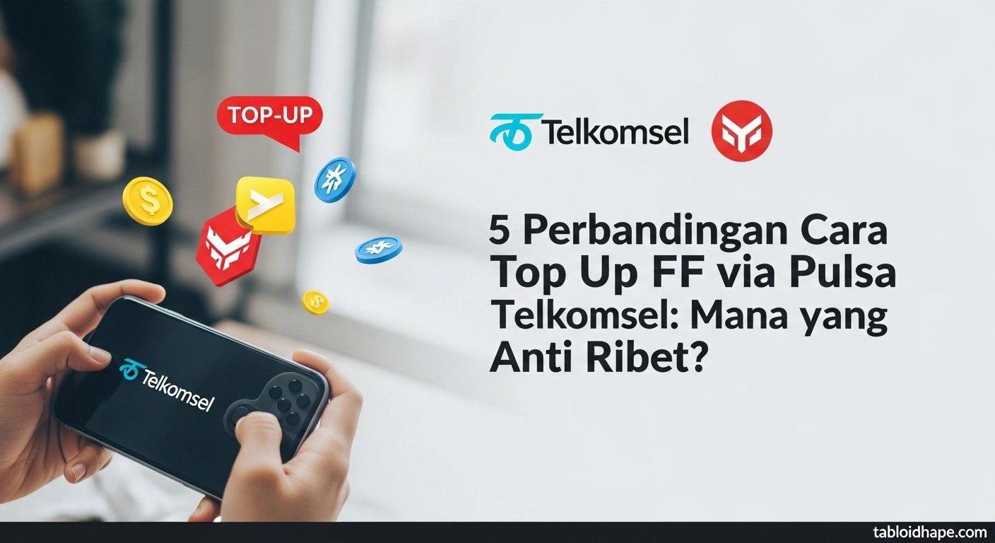 5 Perbandingan Cara Top Up FF via Pulsa Telkomsel: Mana yang Anti Ribet & Paling Cepat?