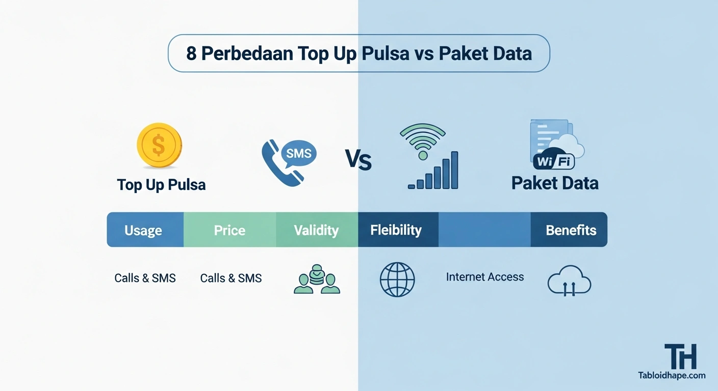 8 Perbedaan Top Up Pulsa vs Paket Data: Pilih yang Lebih Hemat 6 8 Perbedaan Top Up Pulsa vs Paket Data: Pilih yang Lebih Hemat