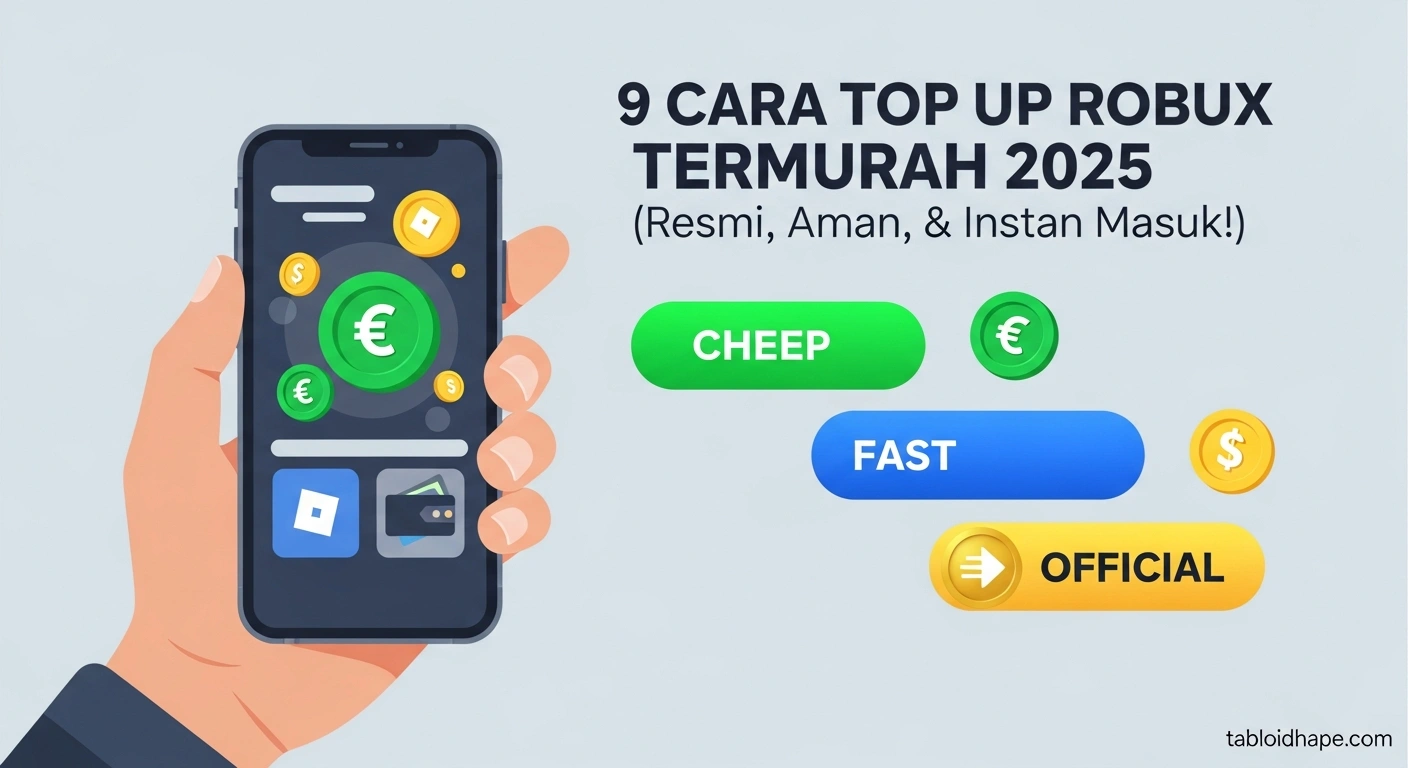 9 Cara Top Up Robux Termurah 2025 (Resmi, Aman, & Instan Masuk!) 6 9 Cara Top Up Robux Termurah 2025 (Resmi, Aman, & Instan Masuk!)