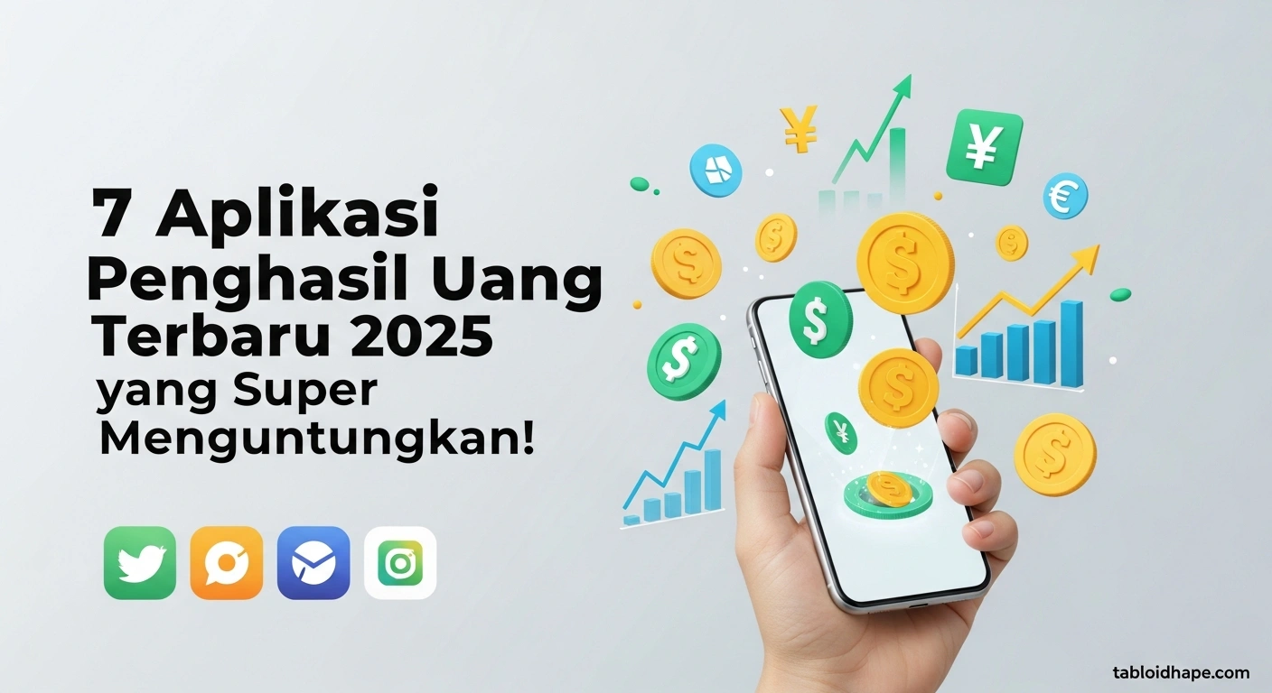 7 Aplikasi Penghasil Uang Terbaru 2025 yang Super Menguntungkan! 7 7 Aplikasi Penghasil Uang Terbaru 2025 yang Super Menguntungkan!