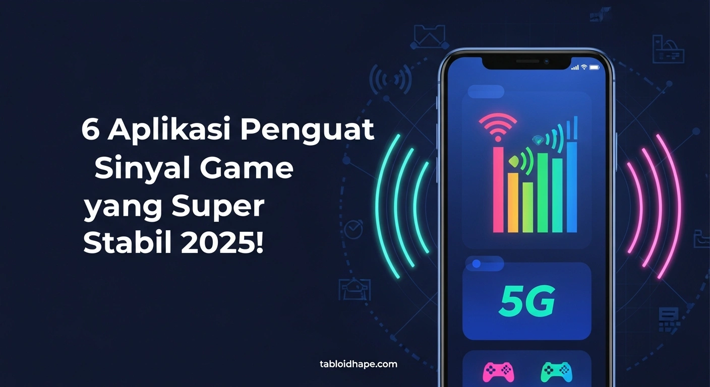 6 Aplikasi Penguat Sinyal Game yang Super Stabil 2025!