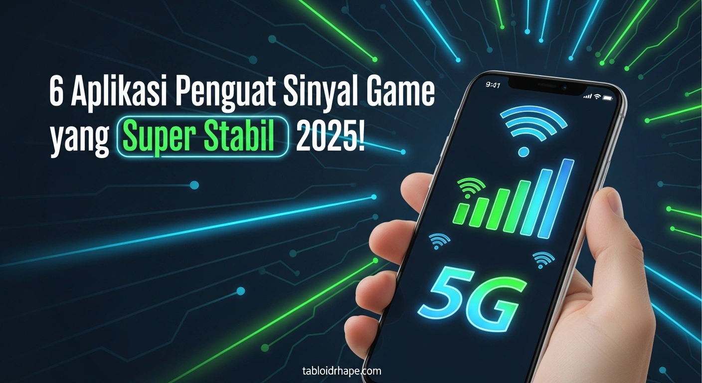 6 Aplikasi Penguat Sinyal Game yang Super Stabil 2025!