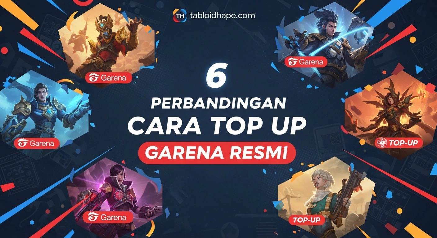 6 Perbandingan Cara Top Up Garena Resmi: Mana yang Anti Gagal & Paling Stabil? 6 Perbandingan Cara Top Up Garena
