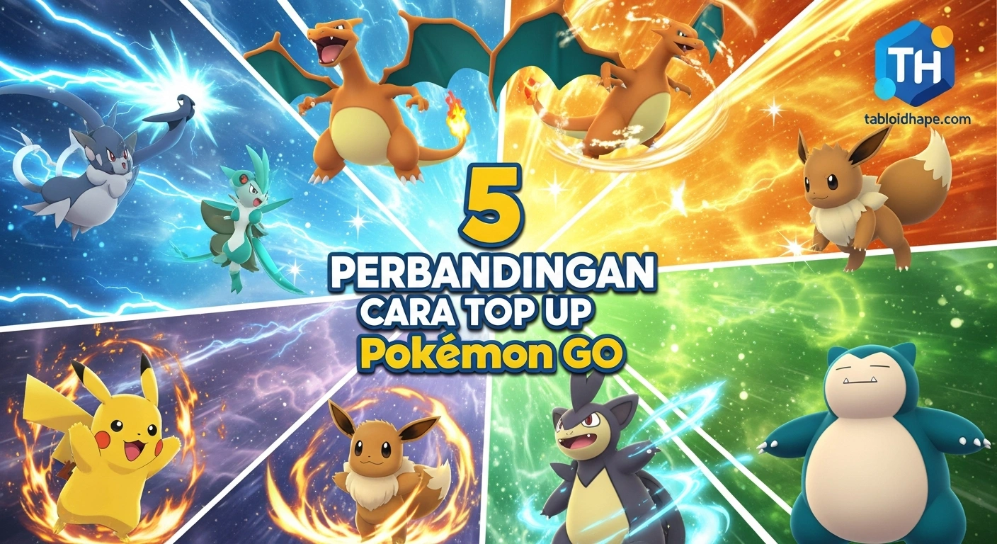 5 Perbandingan Cara Top Up Pokémon GO: Mana yang Aman & Instan Masuk? 7 Perbandingan Cara Top Up Pokémon