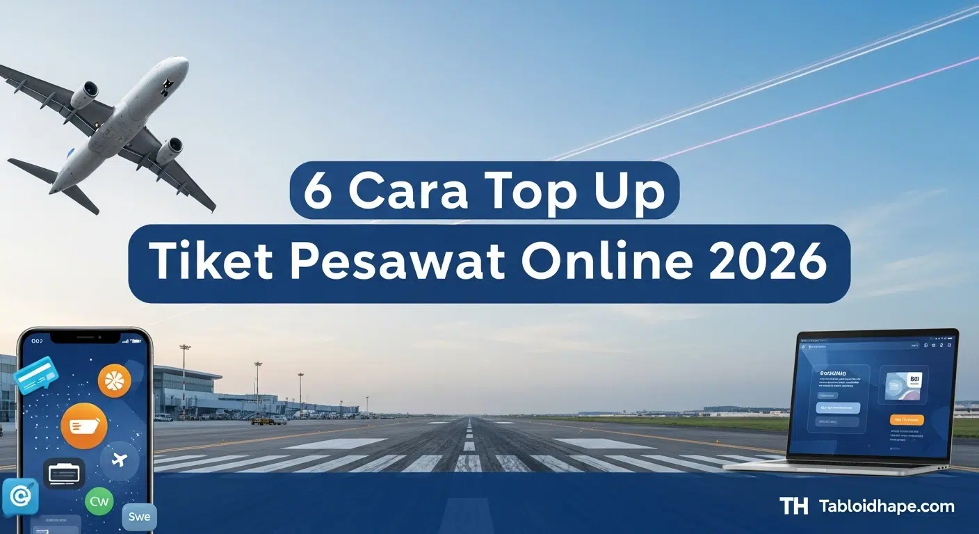 6 Cara Top Up Tiket Pesawat Online 2026: Aman, Resmi, & Cepat