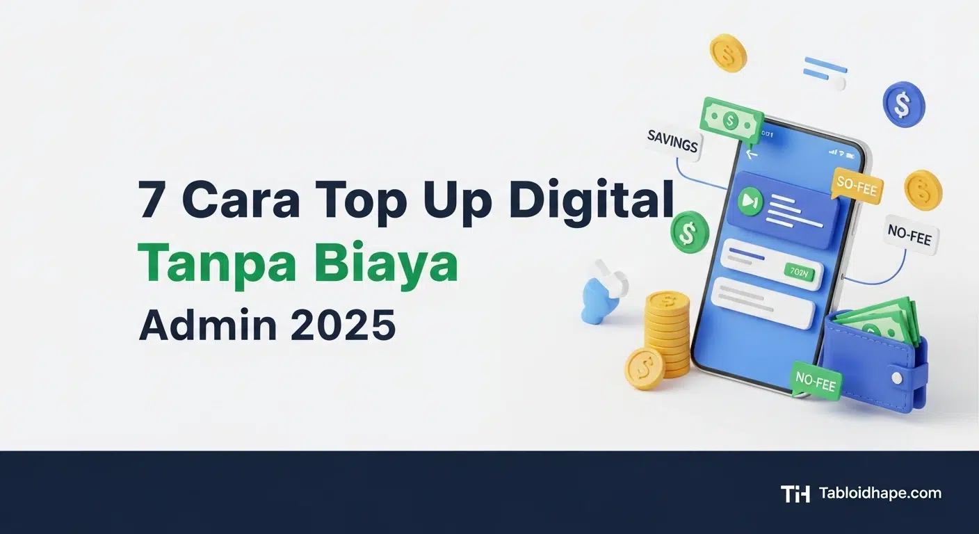 7 Cara Top Up Digital Tanpa Biaya Admin 2025: Hemat Maksimal